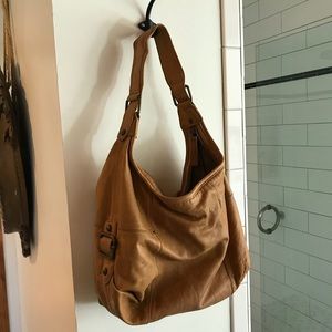Banana Republic leather bag!